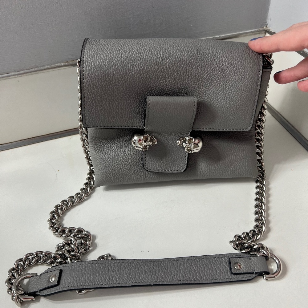 Alexander McQueen Double Skull cross body
